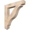 Ekena Millwork Funston Arts & Crafts Smooth Bracket, Douglas Fir, 5 1/2"W x 38"D x 38"H BKT06X38X38FST03SDF - alternate 1